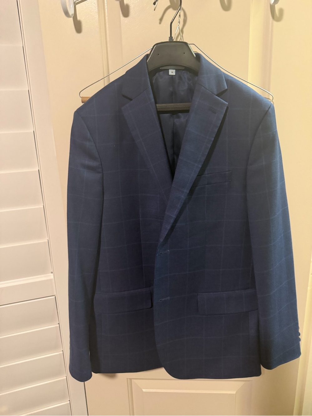 Class Club Navy Windowpane Boys' Suit